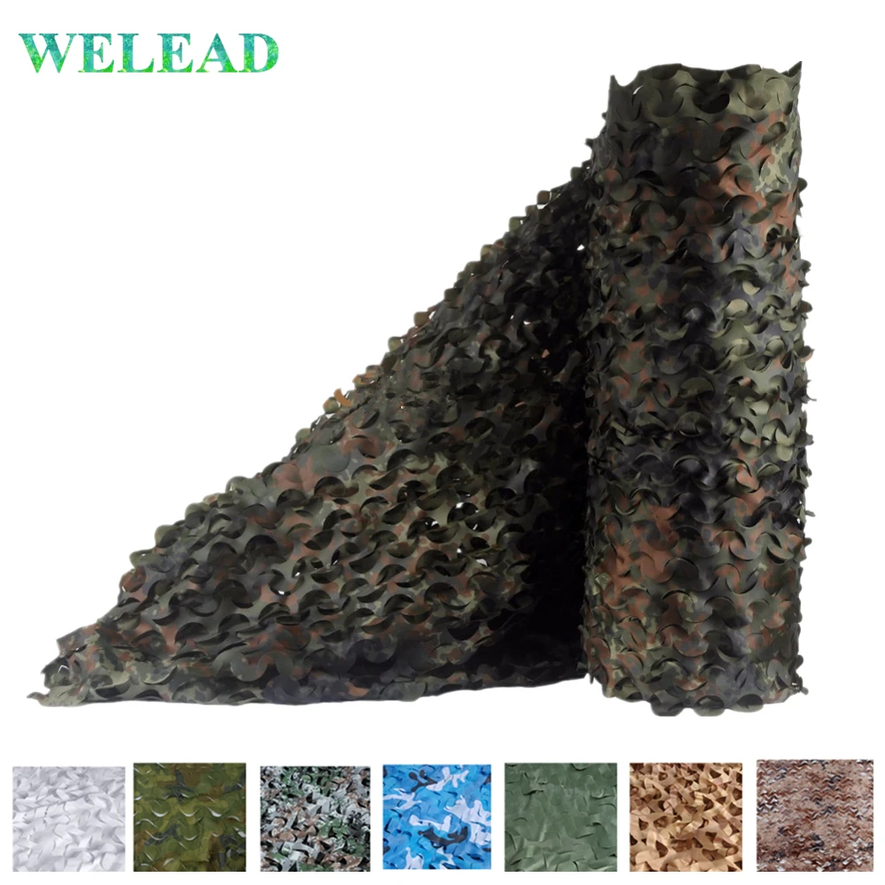 WELEAD 1 5x4 простая камуфляжная сетка для охоты кемпинг лесной Scrim Пляжная палатка