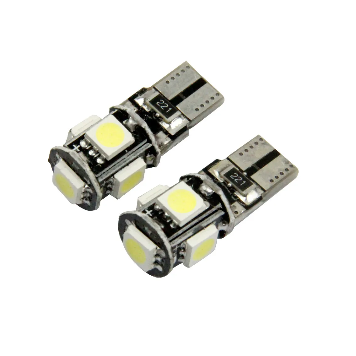 Новинка автомобильный светильник 10 шт. без ошибок Белый T10 5-SMD 5050 W5W 194 16 купольный