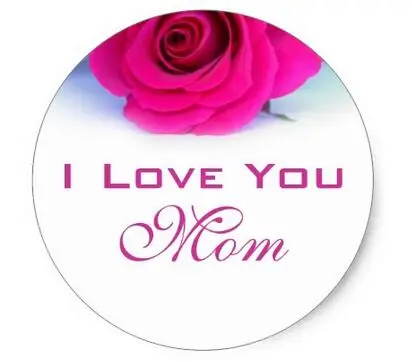 

1.5inch I Love You Mom Sticker