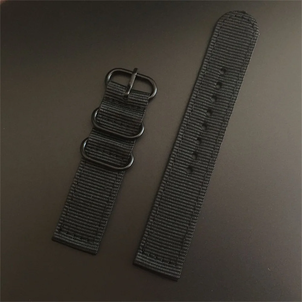 Ремешок нейлоновый для смарт-часов спортивный универсальный браслет Samsung Garmin Huami