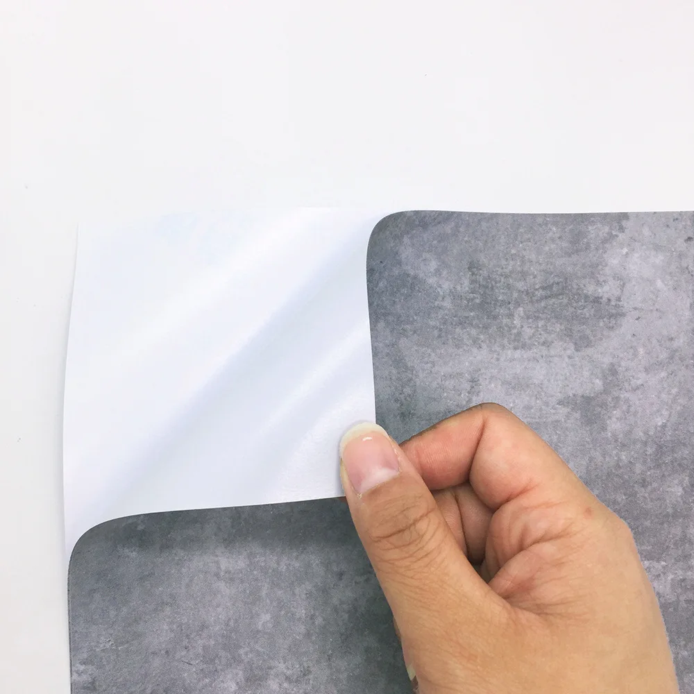 Funlife серый мрамор DIY плитка наклейка, цемент кирпич водонепроницаемый стикер стены для гостиной кухня ванная комната, современные украшения дома