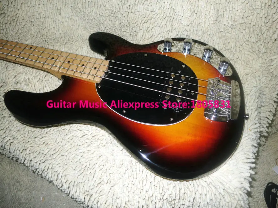 Новое поступление 4 струны электрическая басовая гитара кленовый гриф OEM гитары