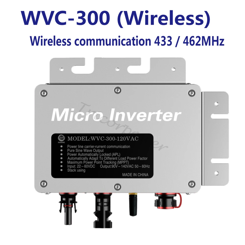 IP65 260 Вт со слежением за максимальной точкой мощности сетки галстук инвертора 22-с алюминиевой крышкой, 50В DC солнечный микроинвертор с мощности беспроводной связи