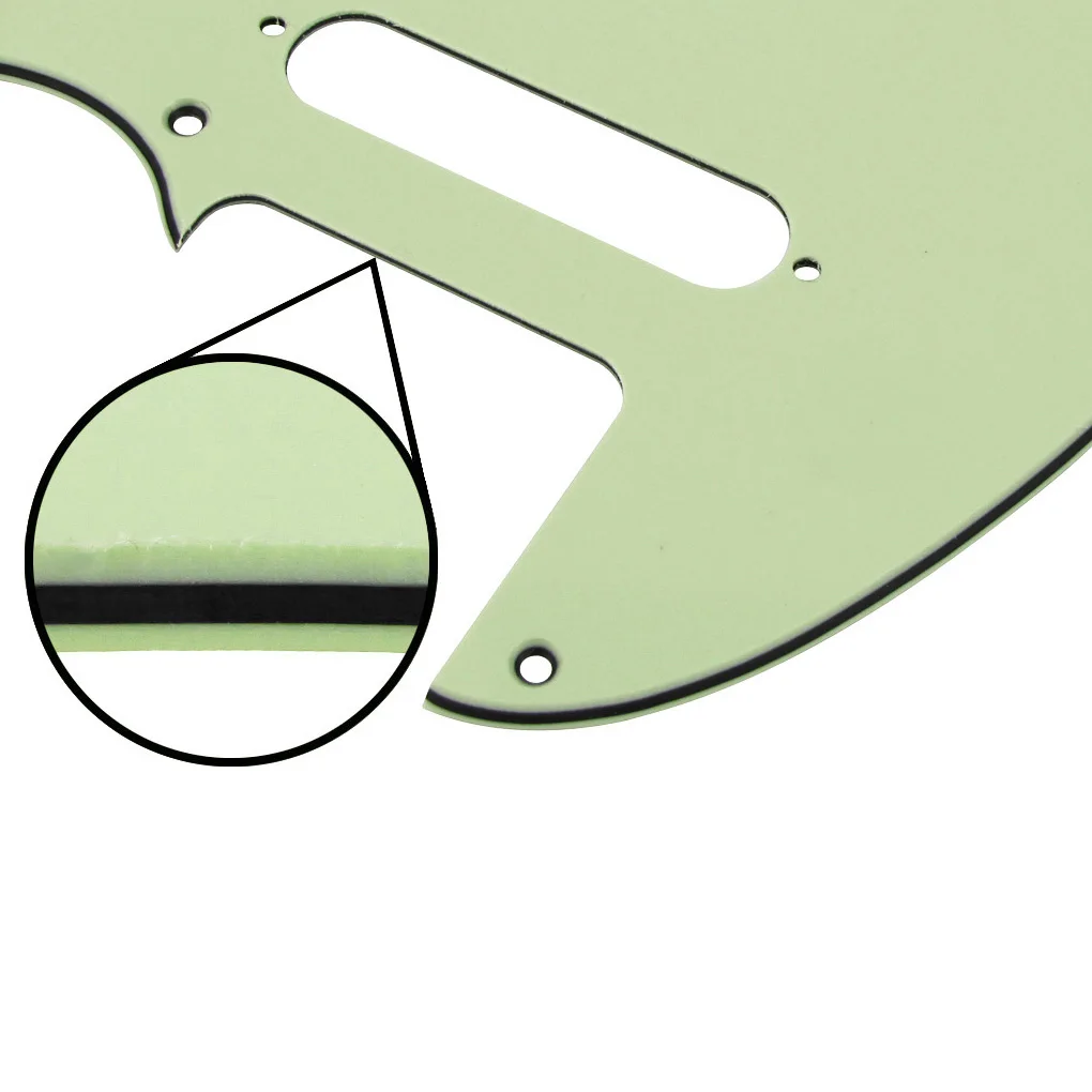 FLEOR мятно-зеленый Tele гитара маринованная пластина 8 отверстий с винтами для