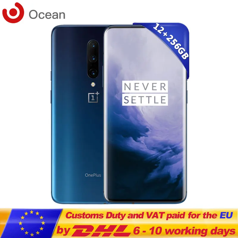 Оригинальный смартфон Oneplus 7 Pro глобальная прошивка 12 Гб ОЗУ 256 ПЗУ Snapdragon 855 экран 6