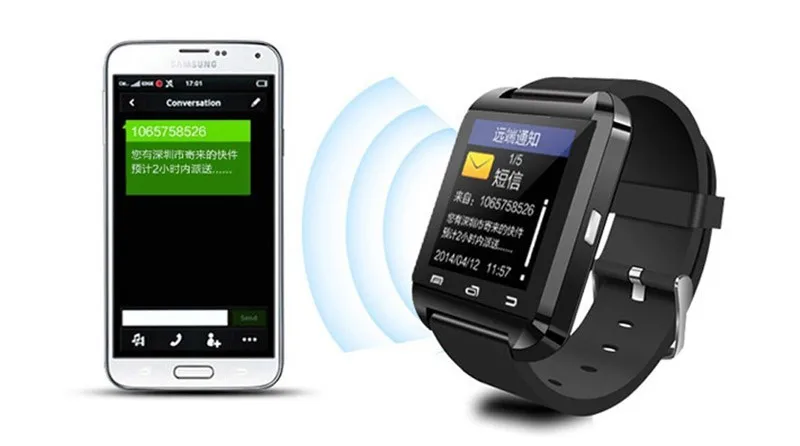 Умные часы U8, Bluetooth, умные часы U80 для IPhone 6/5S, samsung S6/Note 4, htc, Android, смартфонов, Android