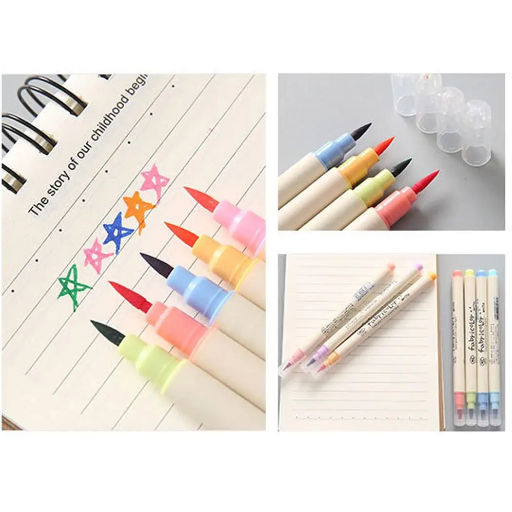 10 шт Акварельная каллиграфия набор кистей с мягкими случайными гибкими