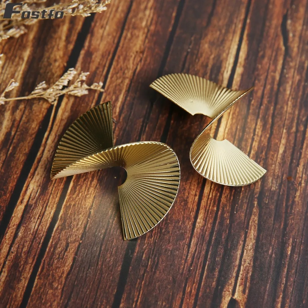 Необычные геометрические Спиральные серьги для женщин преувеличенная