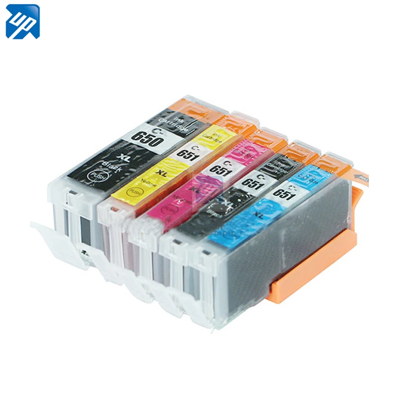 5 x PGI 650 CLI 651 для Canon Pixma IP7260 MG5460 MG5560 iP8760 iX6860 MG6360 MG7160 MX726 MG5660 MG6660 чернильный картридж