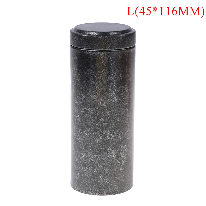 45x114mm Контейнер портативный дорожный чайный держатель для салфеток ea Caddy Мини Алюминиевые закрывающиеся коробочки для хранения кофе порошок банки чайные листья - Цвет: 45x114mm