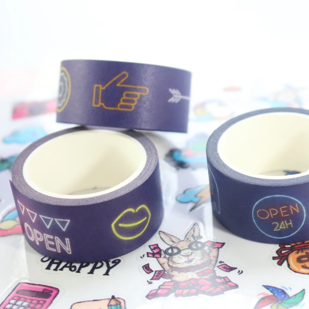 Domikee милое нижнее белье с рисунками японская лента для декорации Washi дневник