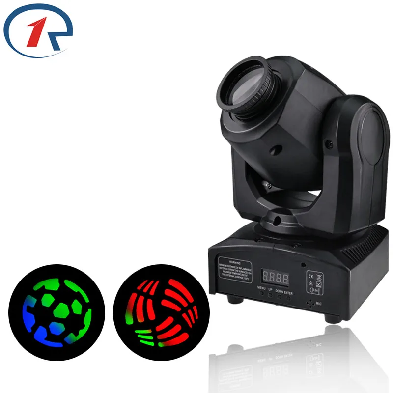 Светодиодный прожектор ZjRight с движущейся головкой сценический светильник