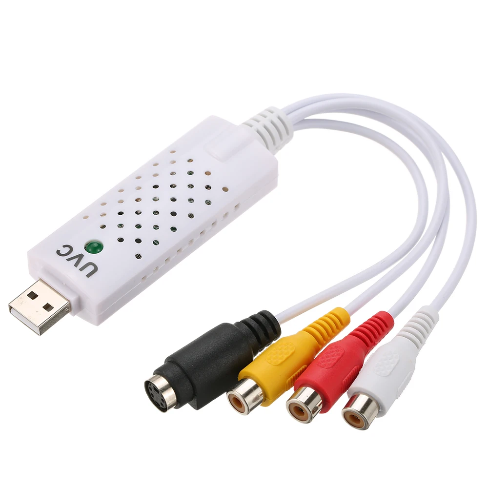 USB 2 0 DVR видео аудио камера видеонаблюдения захват рекордер Адаптер карты для MAC ПК
