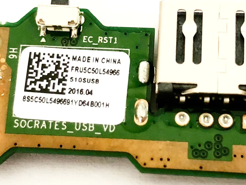 Новая Оригинальная USB плата для lenovo AIR 12 FRU5C50L54966 Socrates _ Бесплатная