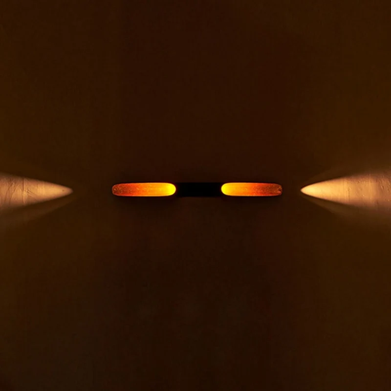 NOOSION современные трубы настенный светильник светодиодный Алюминий Черное золото