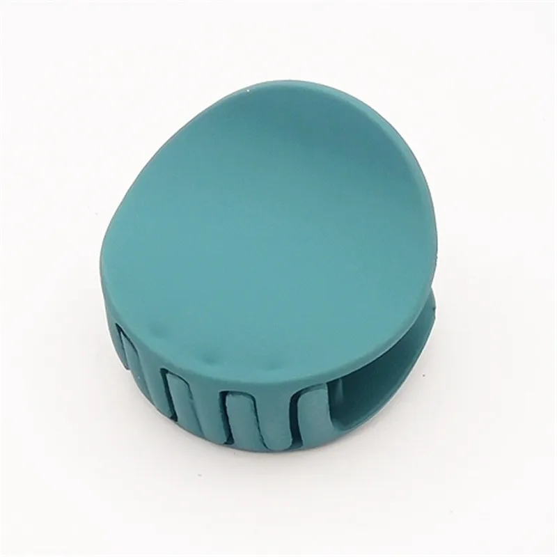 Round Peacock Blue Не прирученные женские заколки для волос, акриловые нестандартные зажимы для волос, заколки для волос, заколки для волос, аксессуары для волос - Цвет: Round Peacock Blue