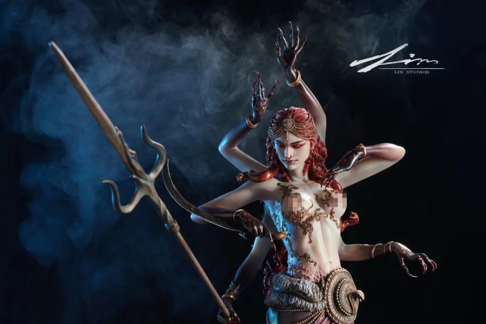 Фигурка из смолы gk для коллекции модельных фанатов lin studio wow 1/4 naga red высота 90 см |