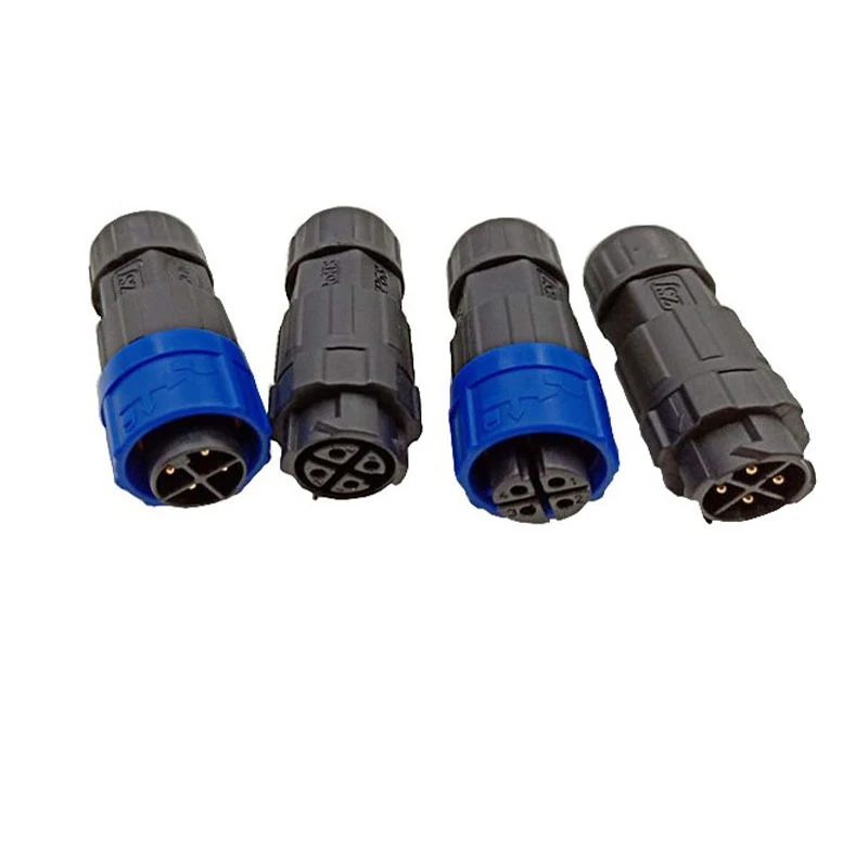1PC M16 waterproof cable connector IP68 aviation plug socket 2pin3pin4pin5pin6pin7pin8pin9pin10pin11pin12pin quickly connected