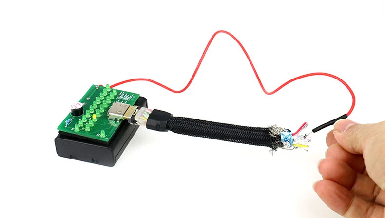 Тестер кабеля HDMI/Тестовая карта HDMI линейные измерения последовательности DIY