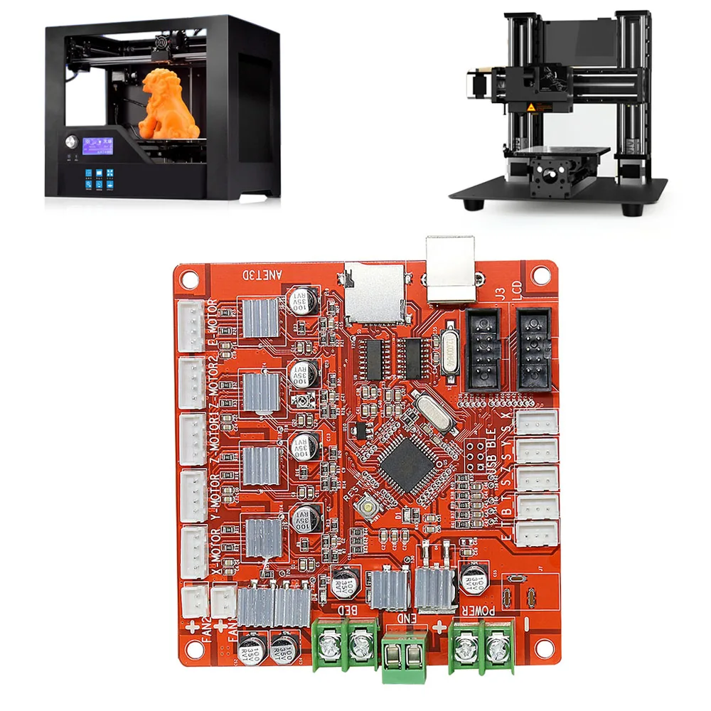 Плата контроллера 3D принтера Anet V1.0 Ramps1.4 обновленная версия материнской платы для