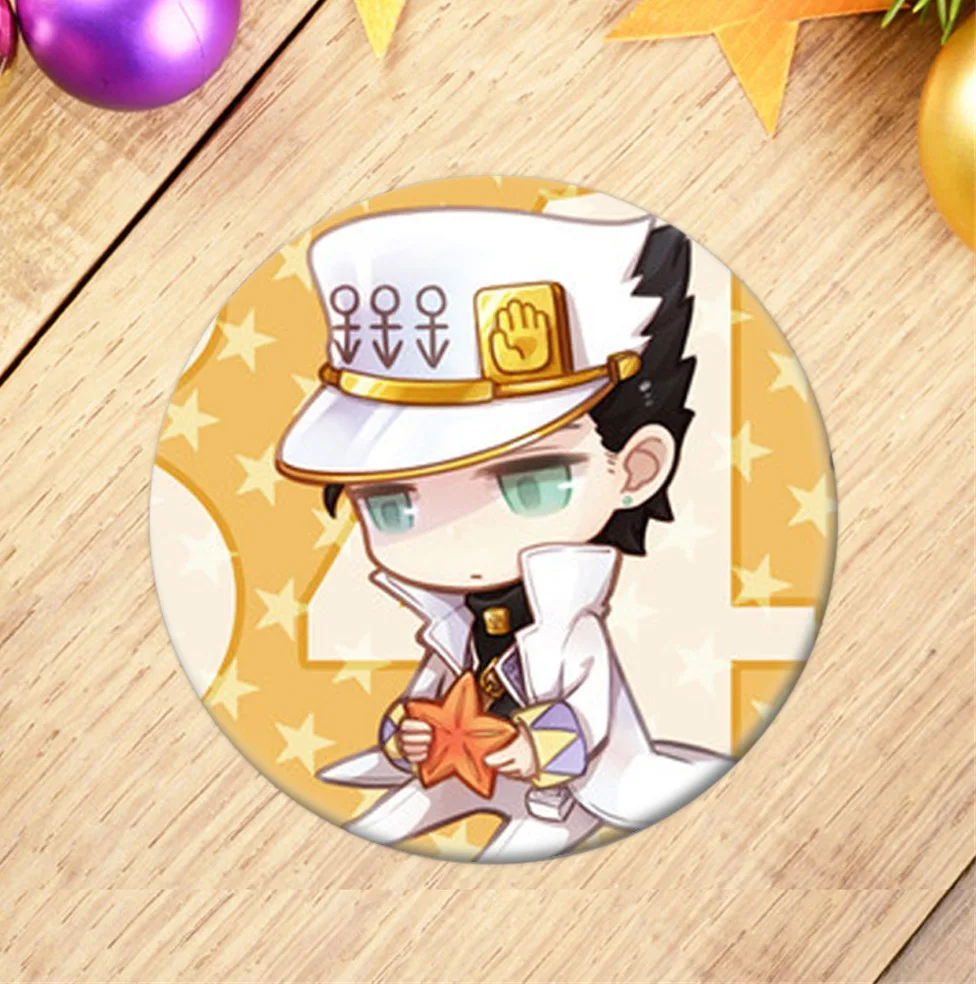 Японское аниме Jojos Необычные Приключения бейдж с дисплеем мода мультфильм фигура броши булавки ювелирные изделия аксессуары
