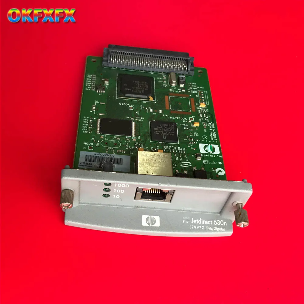 Для hp JetDirect 625N 630N 635N Ethernet Внутренняя сетевая карта сервера печати для 1050 1055 5000 500 510