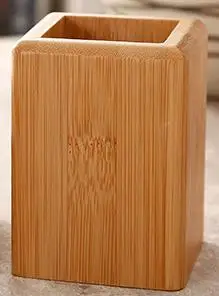 Многофункциональный креативный Настольный органайзер Bambo& Wood, держатель для карандашей, коробка для хранения, чехол, Квадратный Контейнер, держатель для ручек - Цвет: Bamboo