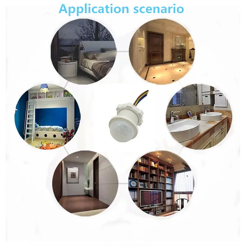 85-265 в домашняя уличная инфракрасная лампа датчик движения задержка времени