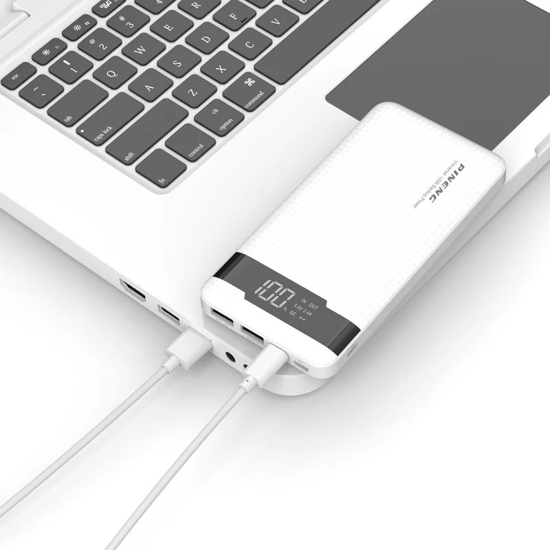 Оригинальный PINENG PN 961 10000mAh портативный аккумулятор мобильный внешний литий