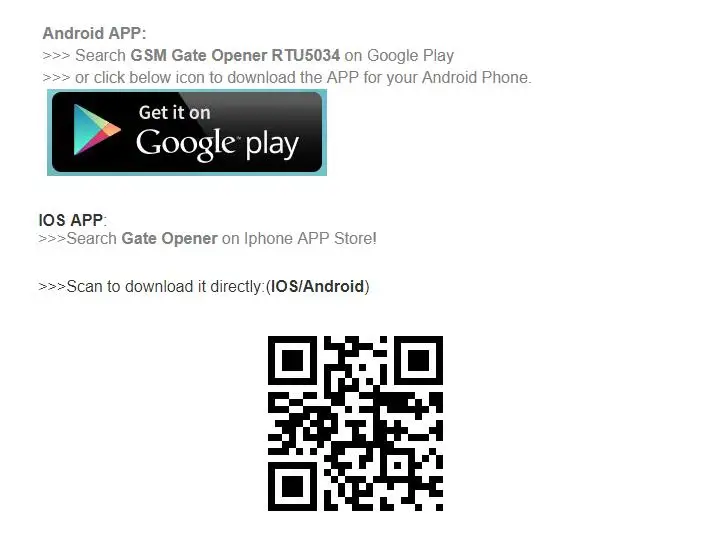 GSM 2G 3g 4G APP SMS дистанционного управления один реле GSM средство открытия шлюза RTU5034 для раздвижных качели средство открытия шлюза(заменить RTU5024