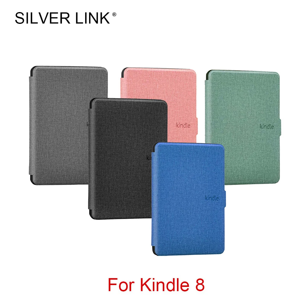 Серебряный Мягкий силиконовый защитный чехол для Amazon Kindle 8 го поколения E reader PU