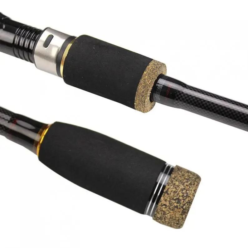 2.7m 4 Section High-Quality Carbon Fiber Lure Fishing Rod M Power Ultra Light Casting Pole | Спорт и развлечения