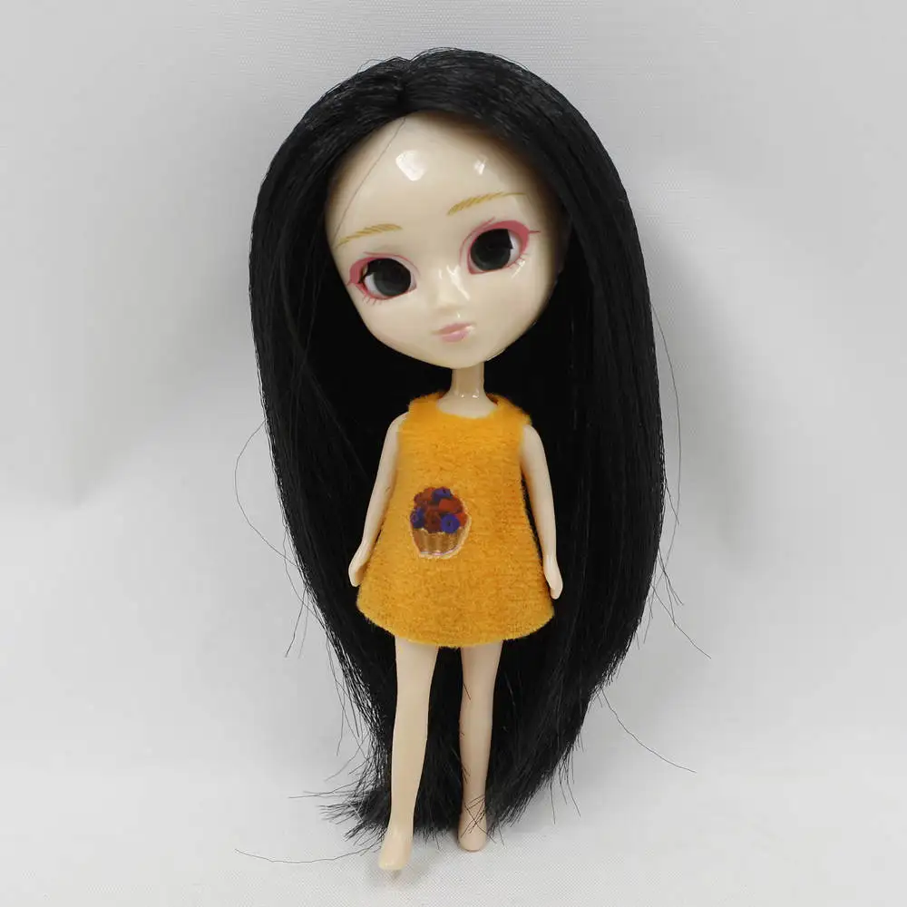 Мини кукла Pullip 11 см, как BJD кукла различные цвета волос прическа одежда случайный