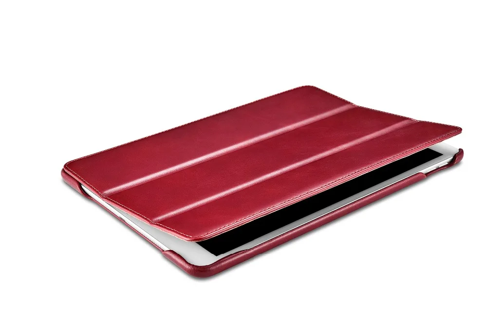 Icarer винтажный Чехол-книжка из натуральной кожи для iPad Air 10," Бизнес Ретро Кожаный чехол-книжка для iPad Air 10,5"