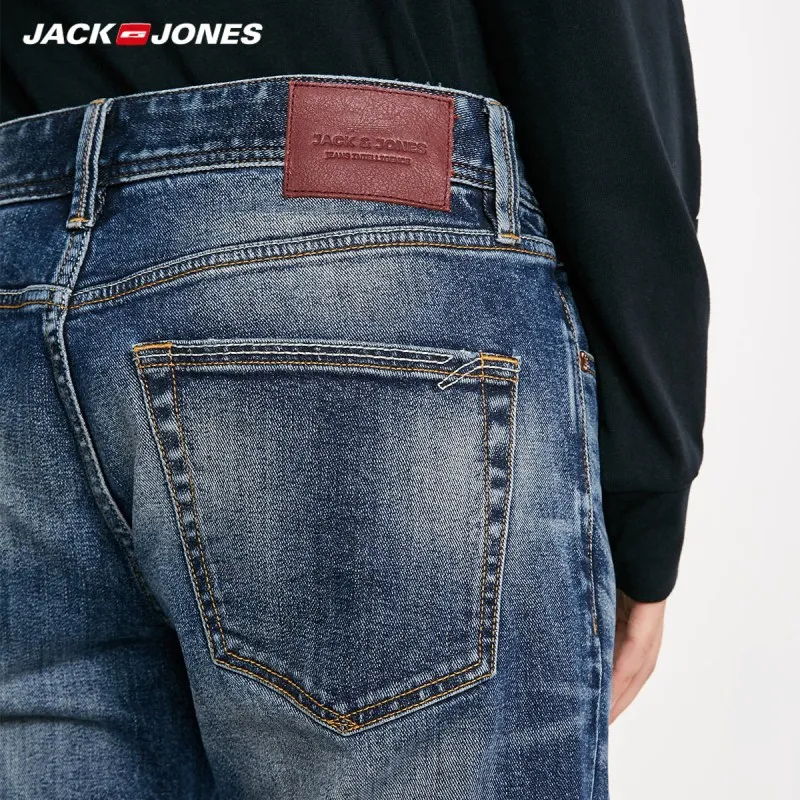 JackJones мужские осенние темно цветные тонкий обтягивающий прилегающий джинсы