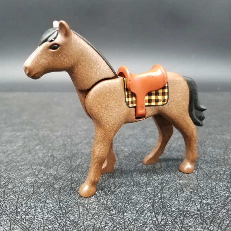 1 шт. Playmobil седло лошади воин солдат рыцарь фигурки замок Детская модель кукла