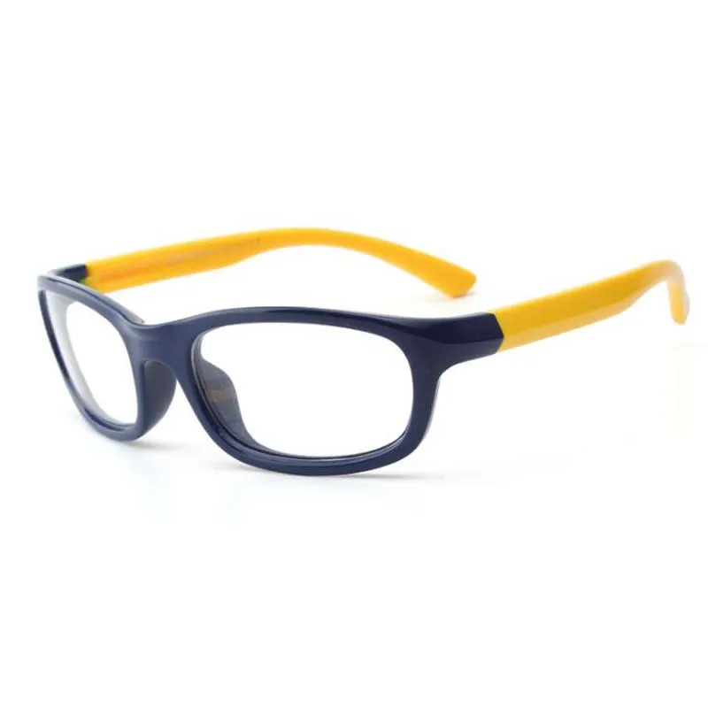 Высококачественные брендовые силиконовые оправы для очков Детские прозрачные