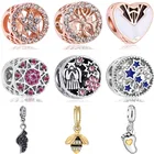 Европейские Роскошные бусины в виде пчелиных ног, бантов, крыльев, звезд, змеи, цветов, сердца, подходят к фирменным шармам для женщин, подарки на вечерние, бижутерия сделай сам