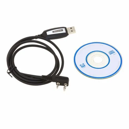 10 шт. программного обеспечения XQF CD и USB-кабель для программирования Baofeng