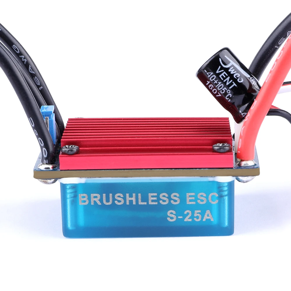 GoolRC S-25A 25A Brushless ESC Waterproof Electric Speed Control Connector with 5V/1A BECT Male for 1/16 1/18 RC Car Truck | Игрушки и