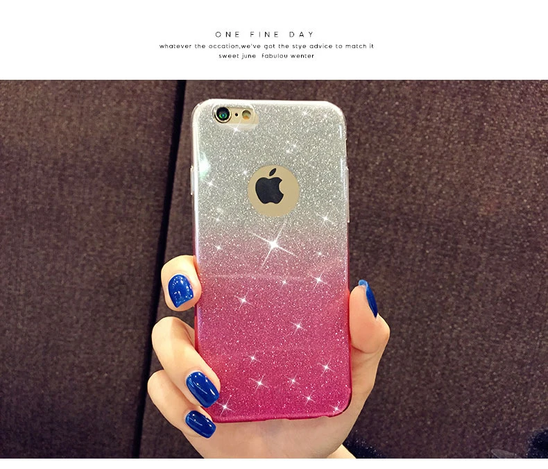 Милый Блестящий Мягкий силиконовый чехол для девочек iphone XS 11 Pro MAX X XR 5 5S SE 7 8 6 6S Plus милый Блестящий ТПУ чехол для телефона