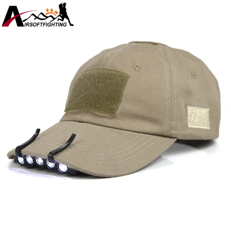 2pcs Bright 5 LED Hat Light Under the Brim Hunting Fishing Hands-free Headlamp with Two Lighting Modes Survival Kits | Спорт и