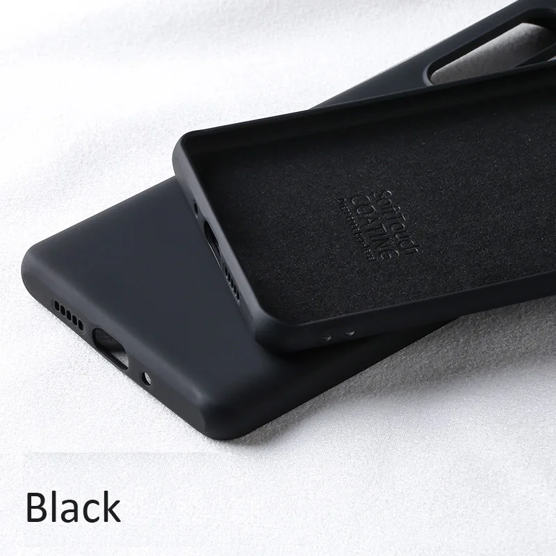 Black X-Level жидкий силиконовый чехол для huawei P30 Pro Lite мягкий гелевый резиновый тонкий защитный чехол для mate 20 Pro - Цвет: Black