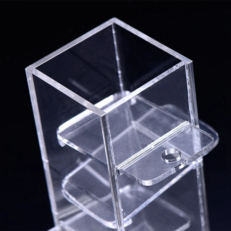 Acrylic Feeder Bird Automatic Feeders Food Ontainer For Pigeons Parrot Starling Pet Birds Feeding Devic | Дом и сад