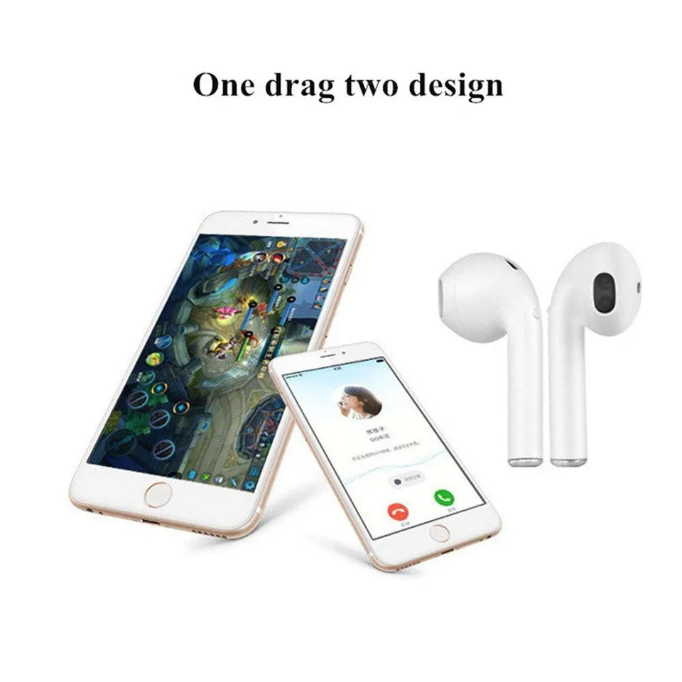 Новинка I9S TWS беспроводные наушники портативные 4,2 Bluetooth гарнитура невидимые мини наушники для всех смартфонов слуховой аппарат Магнитный