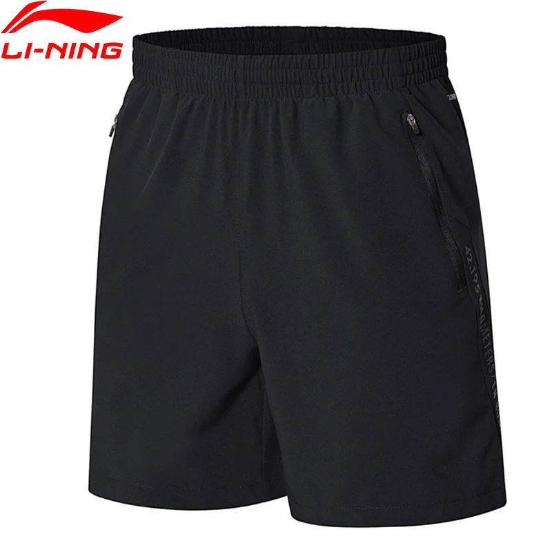Li-Ning мужские шорты для бега на сухой дышащей 88% полиэфир 12% спандекс подкладкой