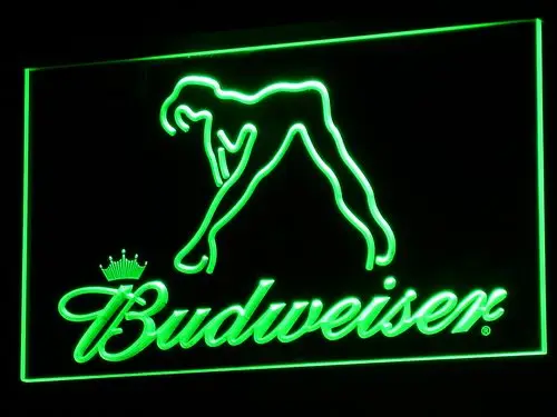 A133 Budweiser экзотические танцовщицы стриппер бар светодиодсветильник неоновые