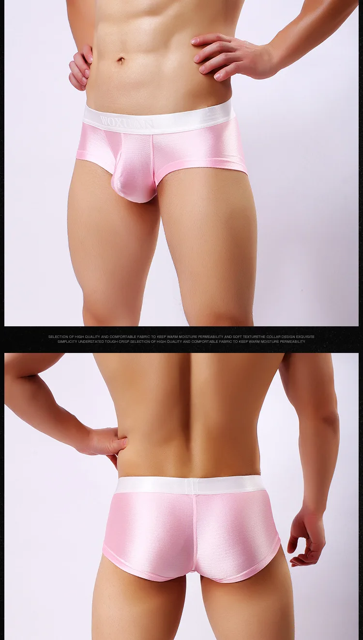 Большой карман для пениса, боксеры, шорты для мужчин, сексуальное блестящее Мужское нижнее белье, боксеры, нейлон, u-образные выпуклые мужские трусы, Cuecas, сексуальные, Sous Vete, мужские, t Homme