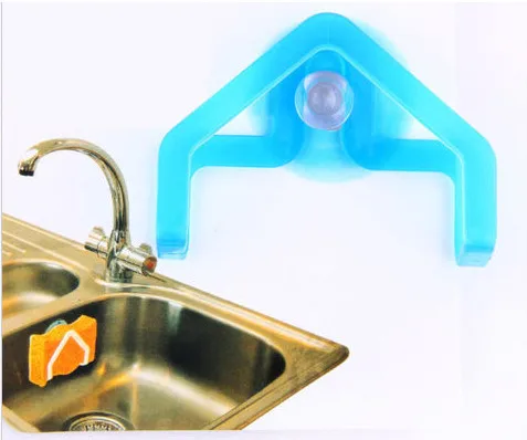 Кухонный инструмент удобный держатель для губки на присоске раковины