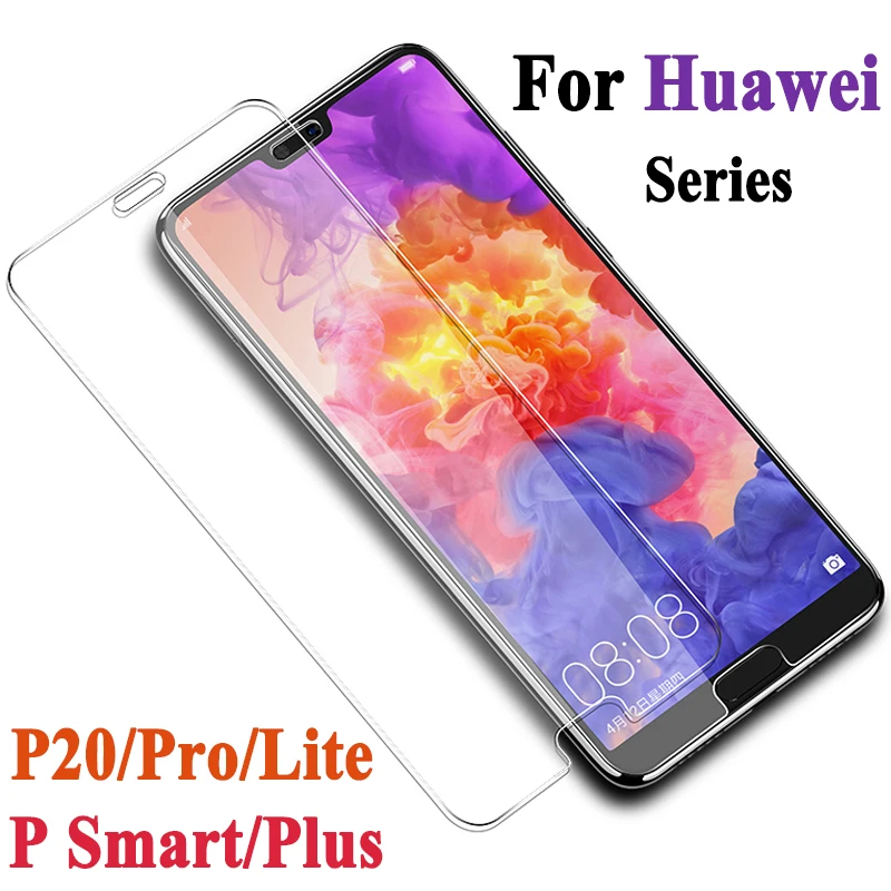 Защитное стекло P20 Lite закаленное для Huawei P Smart Plus Psmart 20 Pro|Защитные стёкла и плёнки